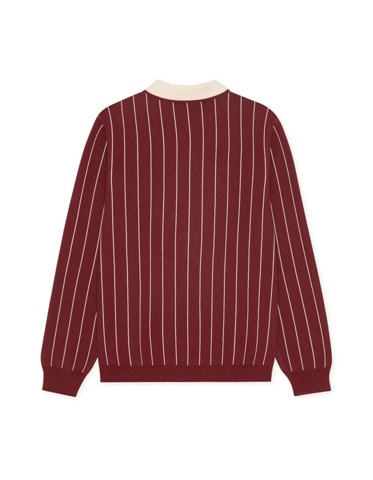 Langarmpoloshirt "Signature Knitted"