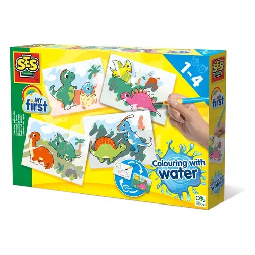 Malen mit Wasser - Dinos