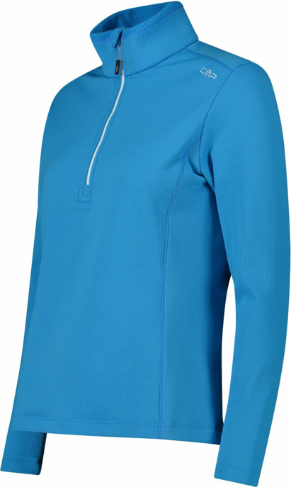 Fleecepullover aus Grid Tech mit Stehkragen