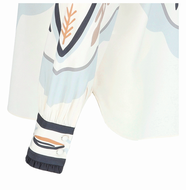 Bluse "grey creamy multi"