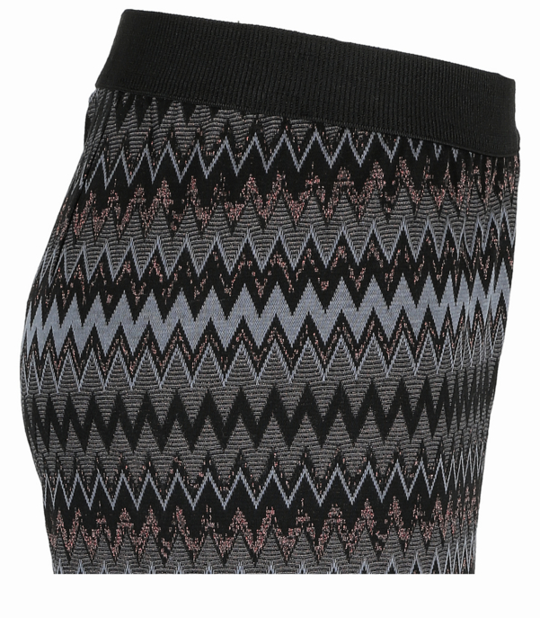 Jerseyhose mit Zick-Zack Dessin