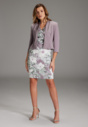 Taillierte Jacke aus Jersey Crêpe