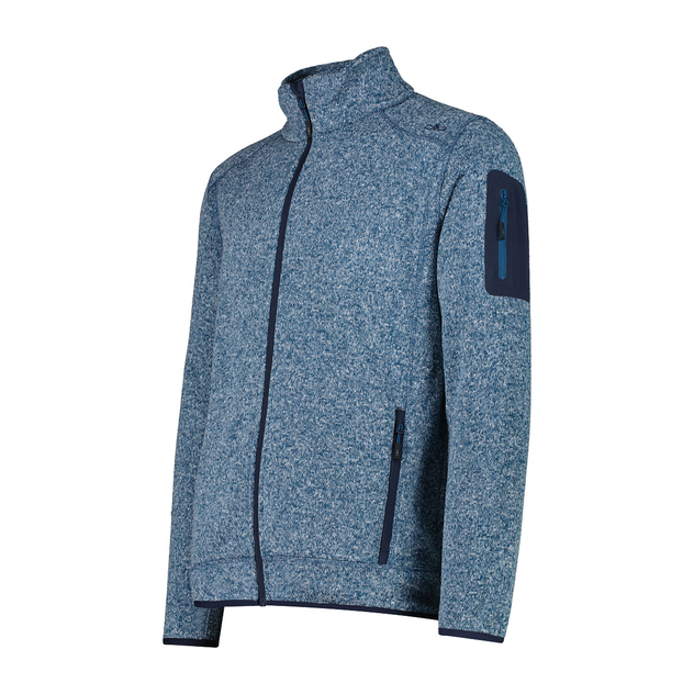 Schwere Fleecejacke Knit-Tech Meliert