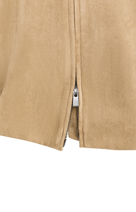 Veloursimitat-Jacke