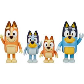 BLUEY-Figurenset "Familie", 4er-Pack
