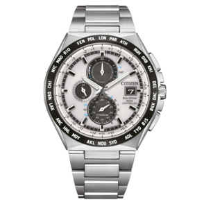 HAU Eco Drive TI-Funkuhr Chron