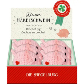 Häkelschwein "Viel Glück"