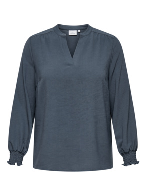 CARMETTA LIFE V-NECK TOP WVN NOOS