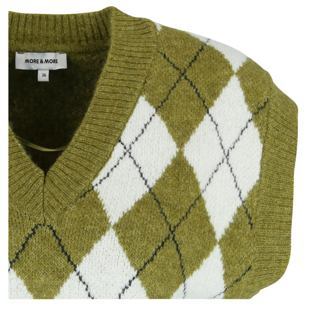 Pullunder mit Argyle-Muster