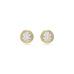 UNA:OHRSTECKER STUD PAVE WHITE/GOS