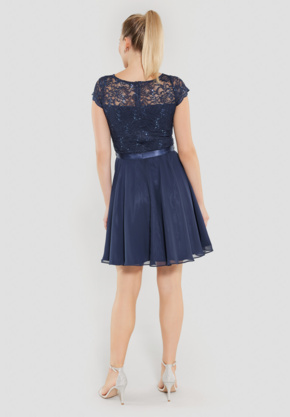 Kleid Spitze Chiffon