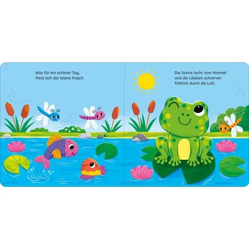 Wackelaugen-Buch "Kuckuck, kleiner Frosch!"