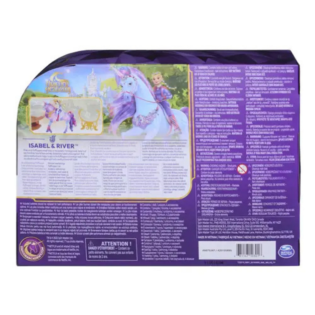 Unicorn Academy-Puppenset "Train & Glow River"