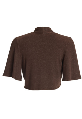 Jersey Bolero mit weiten Ärmeln