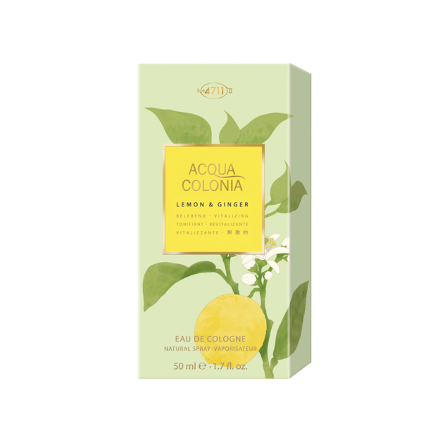 Eau de Cologne-Spray "Lemon & Ginger", 50 ml