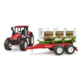 Landwirtschafts-Modell "ROADMAX Traktor mit Rückeanhänger"