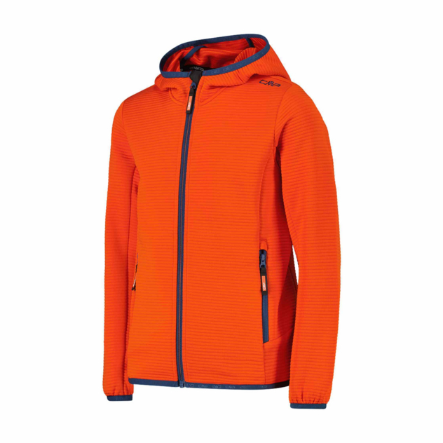 Fleecejacke mit Kapuze