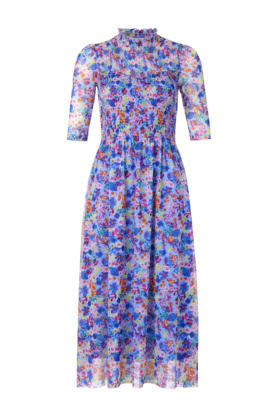 Kleid "Smocked Mesh"
