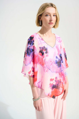 Poncho-Bluse