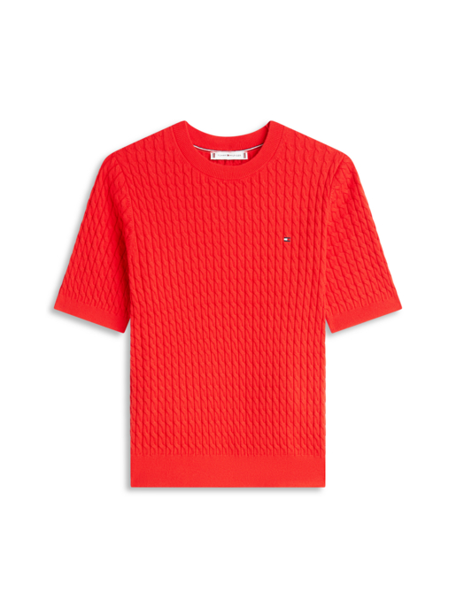 Zopfstrickpullover