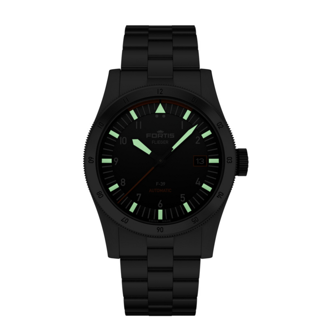 Uhr "FLIEGER F-39 ORIGINAL AUF BLOCK BRACELET"
