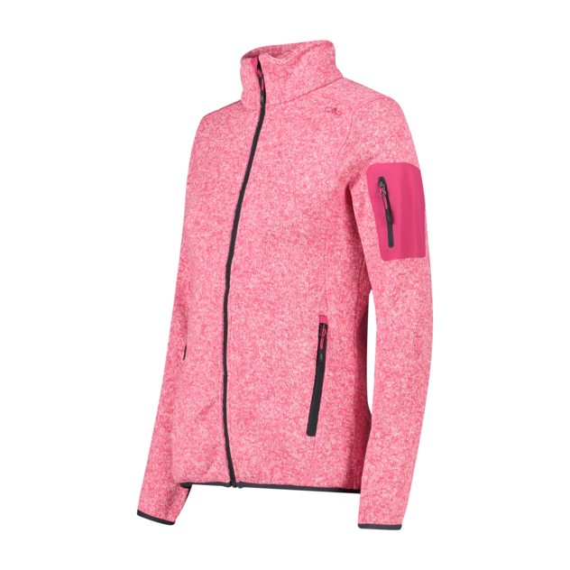 Schwere Fleecejacke Knit-Tech Meliert