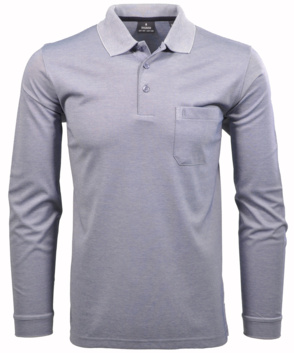 Softknit-Polo langarm