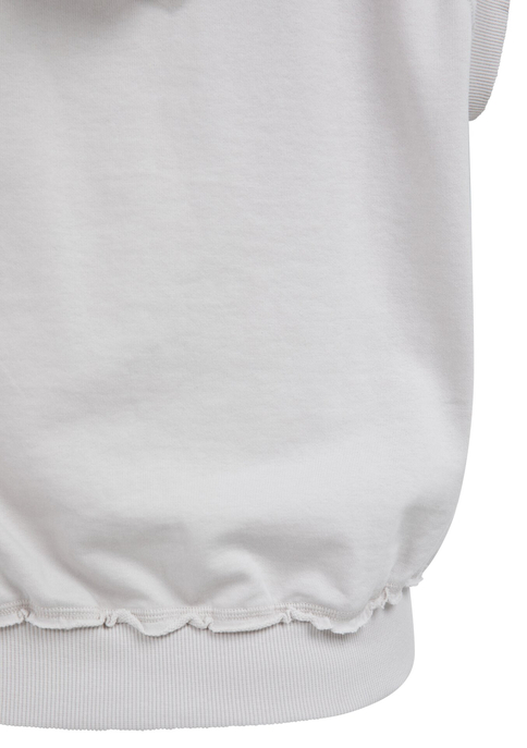 Ärmelloser Kapuzenpullover