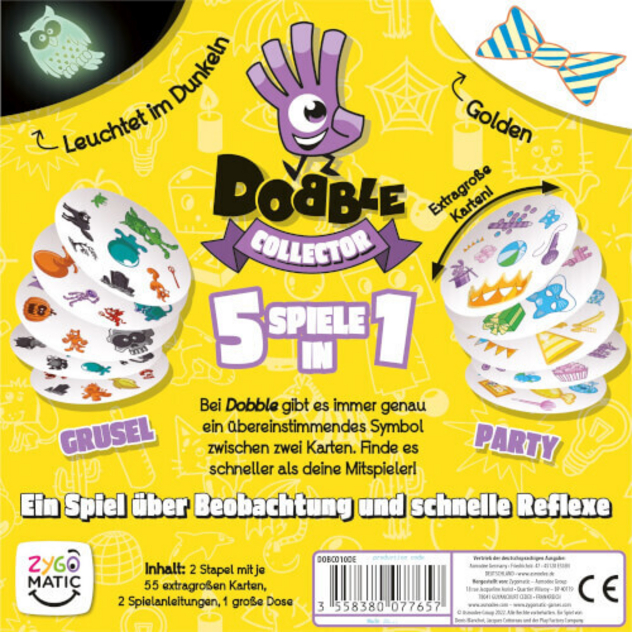 Reaktionsspiel "Dobble Collector"