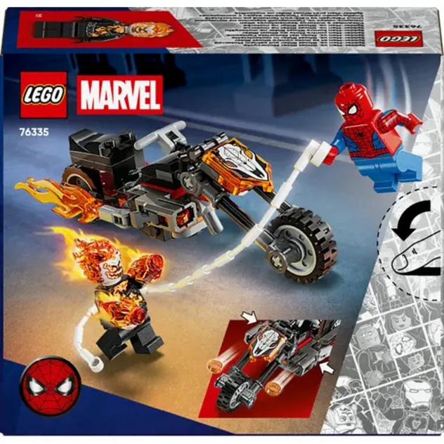 Marvel "Spider-Man vs. Ghost Rider auf seinem Motorrad", 76335