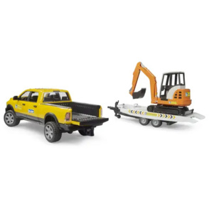 Einsatzfahrzeug-Modell "RAM 2500 Power Wagon Rental Service + Anhänger"