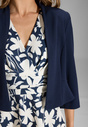 Taillierte Jacke aus Jersey Crêpe