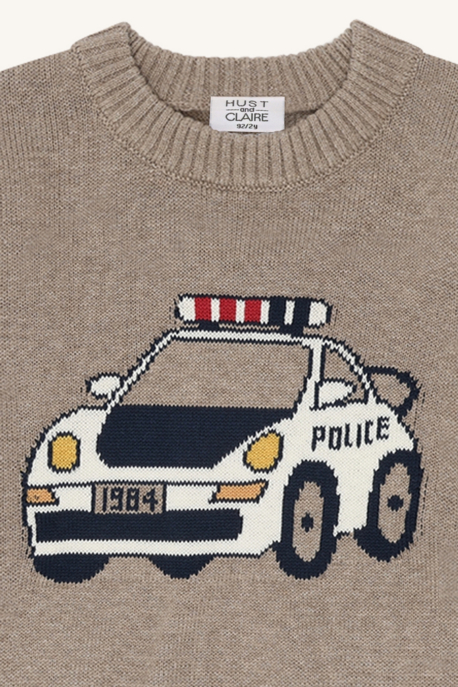 Strickpullover "Pelle Policecar"