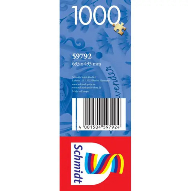 Puzzle "Adelige Katzen in Blütenpracht", 1000 Teile