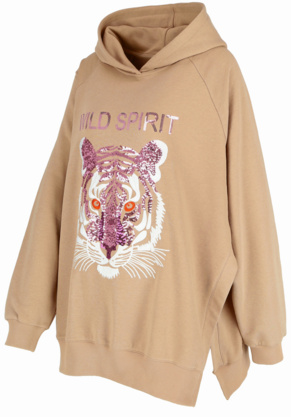 Hoodie "Tiger Paillette"