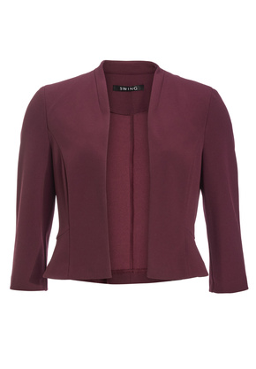 Taillierte Jacke aus Jersey Crêpe