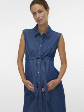 Kleid "MLJAMAICA LIA S/L ABK DENIM DRESS"