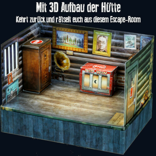 Escape Room-Spiel "EXIT - Die Rückkehr in die verlassene Hütte" (Fortgeschrittene)