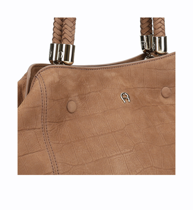 Handtasche "Carré Soft Croco"