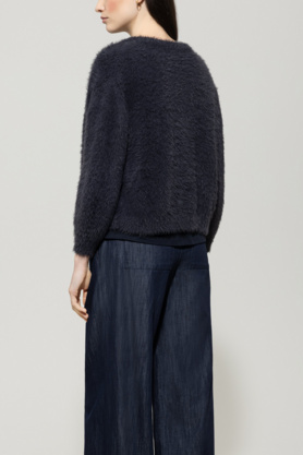 Cardigan mit Bindebanddetail