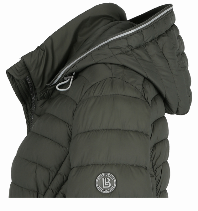 Steppjacke mit Kapuze