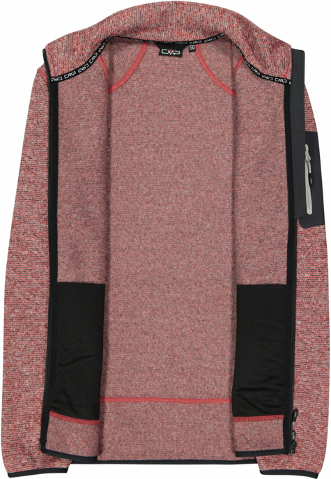 Schwere Fleecejacke Knit-Tech Meliert