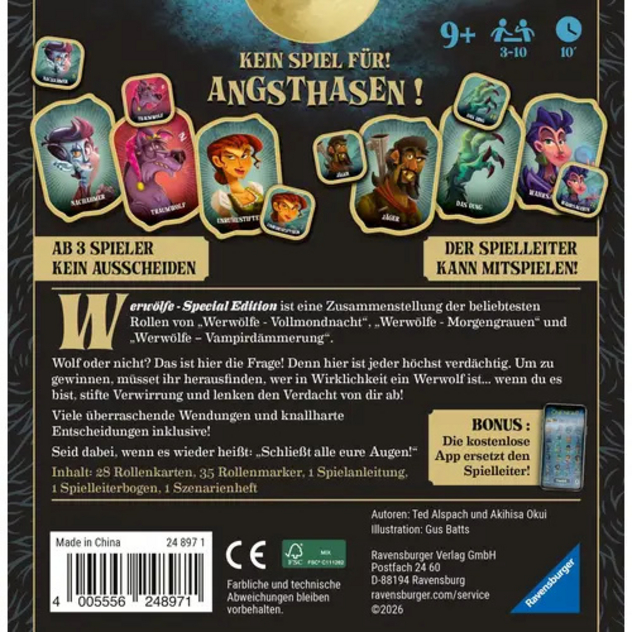 Rollenspiel "Werwölfe - Special Edition"