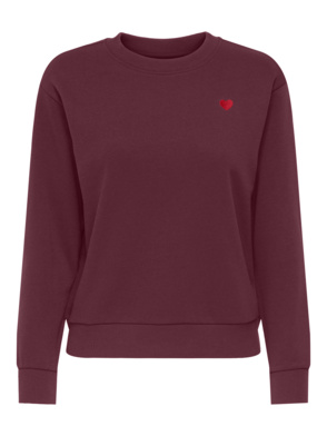 JDYPARIS L/S EMB SWEAT JRS