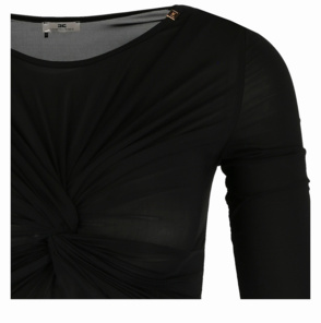 Oberteil aus Stretch-Organza