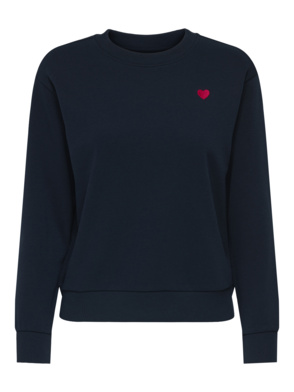 JDYPARIS L/S EMB SWEAT JRS