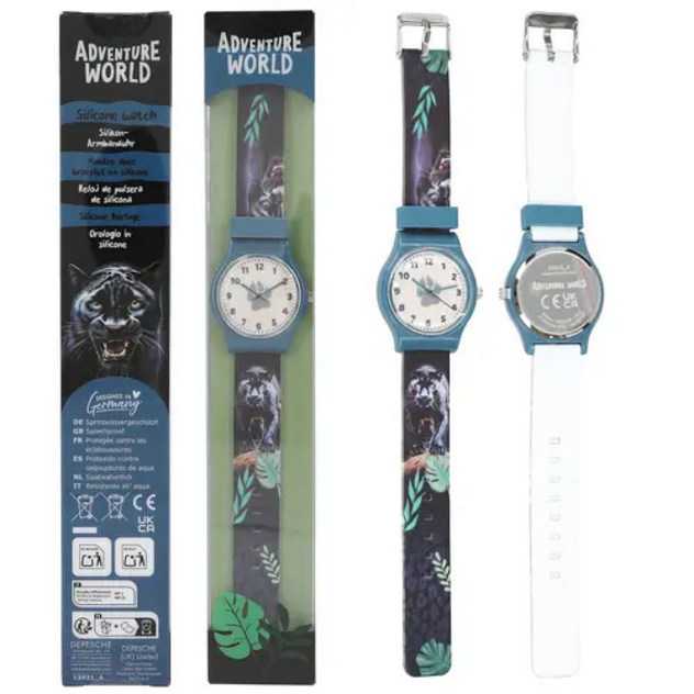 Silikon-Armbanduhr "Dino World"