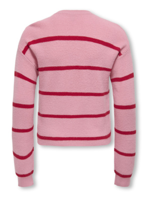 KOGFRANCA SHORT L/S STRIPE KNT NOOS
