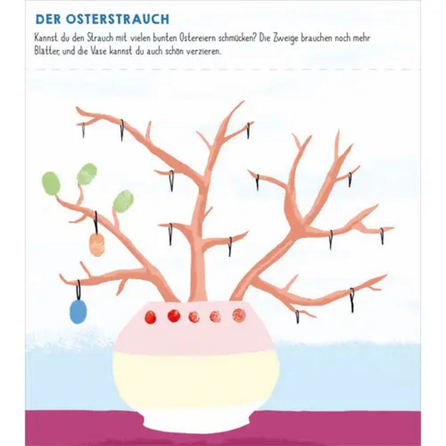 Fingerstempel-Buch "Frühling"