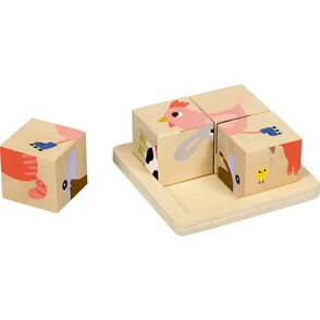 Würfelpuzzle Bauernhof - Spiegelburg min